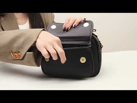 Сумка женская кожаная через плечо LMZ Classic, видео 1