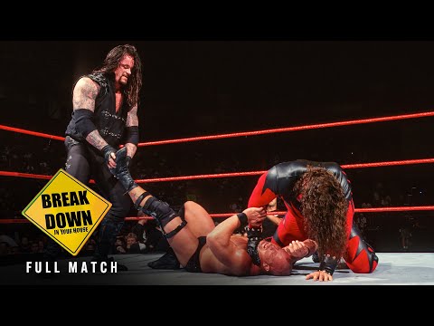 FULL MATCH Stone Cold Steve Austin Vs Kane Vs Undertaker WWE Title Match Breakdown 1998 
