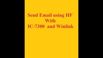 Sending Email without Internet with winlink