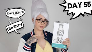 Drawing Seiko Ayase From Dandadan Traditional Pencil Sketch Life Story