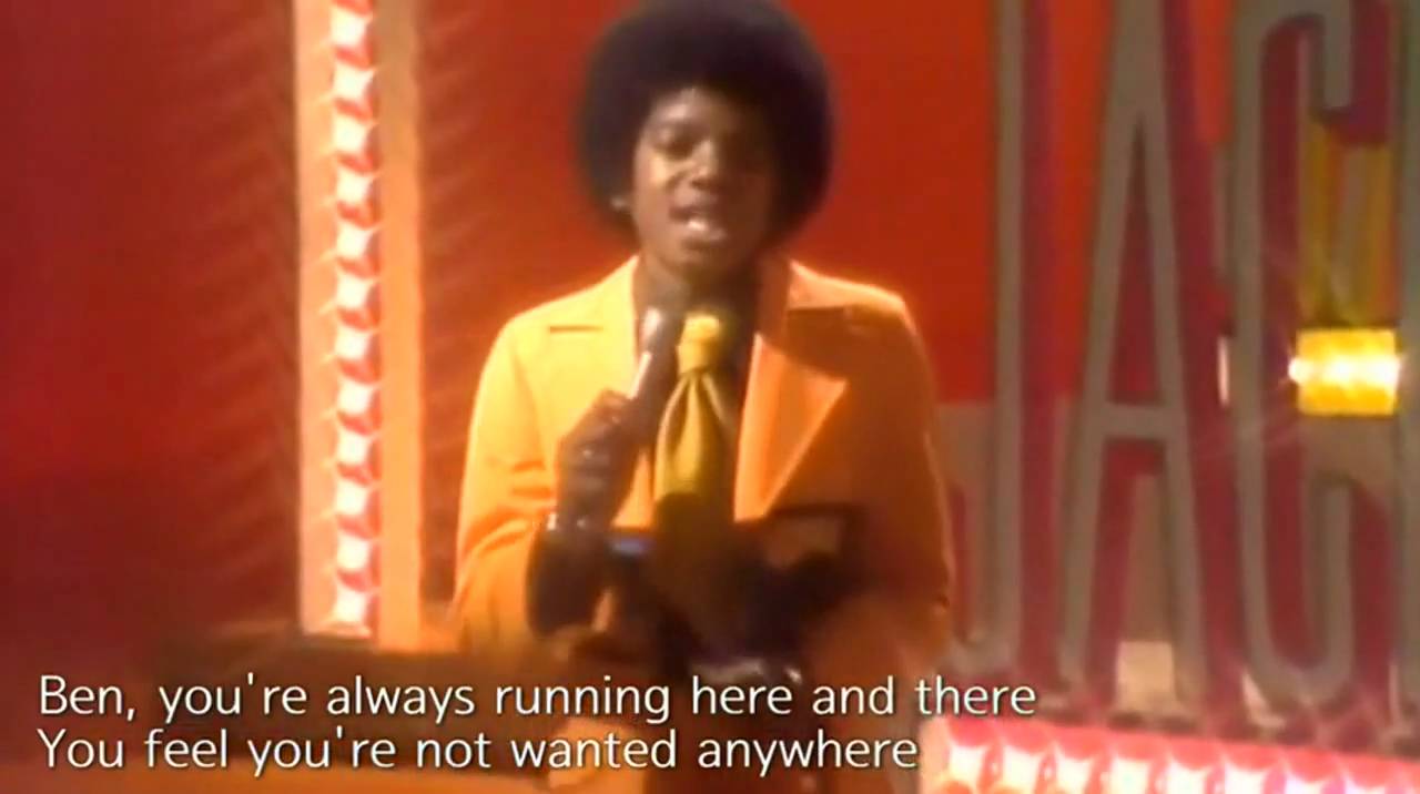 Michael Jackson Ben (1972 ) & Lyrics Sub HD YouTube