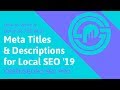 How to Optimize Meta Titles and Descriptions for Local SEO [No B.S. Basic SEO Tutorial]