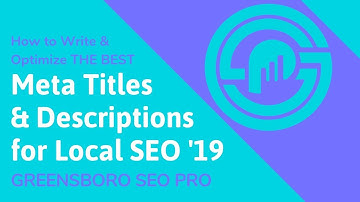 How to Optimize Meta Titles and Descriptions for Local SEO [No B.S. Basic SEO Tutorial]