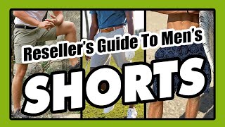 Reseller's Guide to Men's Shorts! Full Sell Through Rate for all Categories to Sell on Ebay
