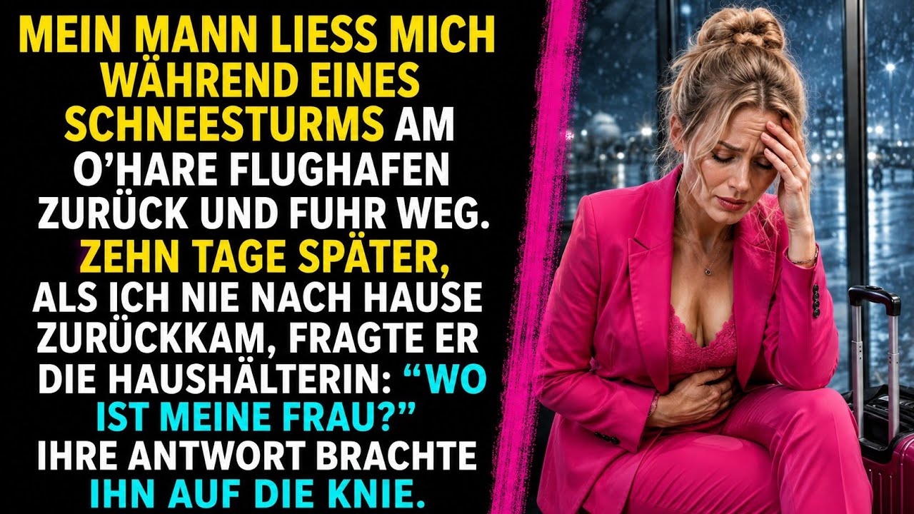 Der eisige Wind schnitt mir ins Gesicht, als ich mit 39 Grad Fieber und einem Koffer voller Präsentationsmappen aus dem Terminal trat. Dann sah ich Julians silbernen Audi am Bordstein und mein...