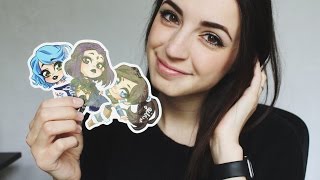 [ASMR] Sticky Sounds | Daisy, Korra, Raven Gibi Stickers ♥ (Whispered) screenshot 4