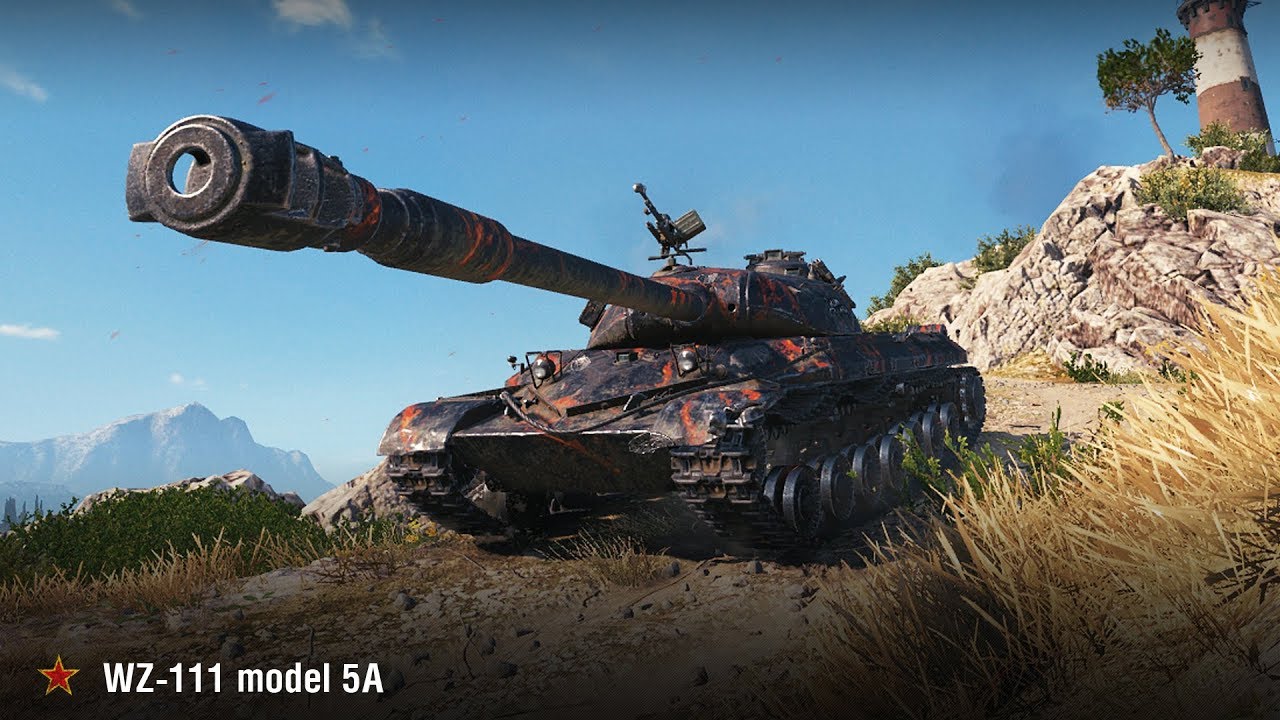 как играть в 21 WZ-111 model 5A | 11848 урона на Утёсе