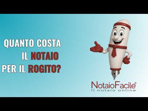 Quanto costa un Notaio per il rogito?