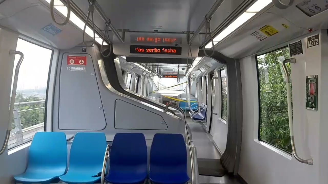 Monotrilho - Mostrando a estação nova Jd. Colonial. ( Vila União até Jd. Colonial )