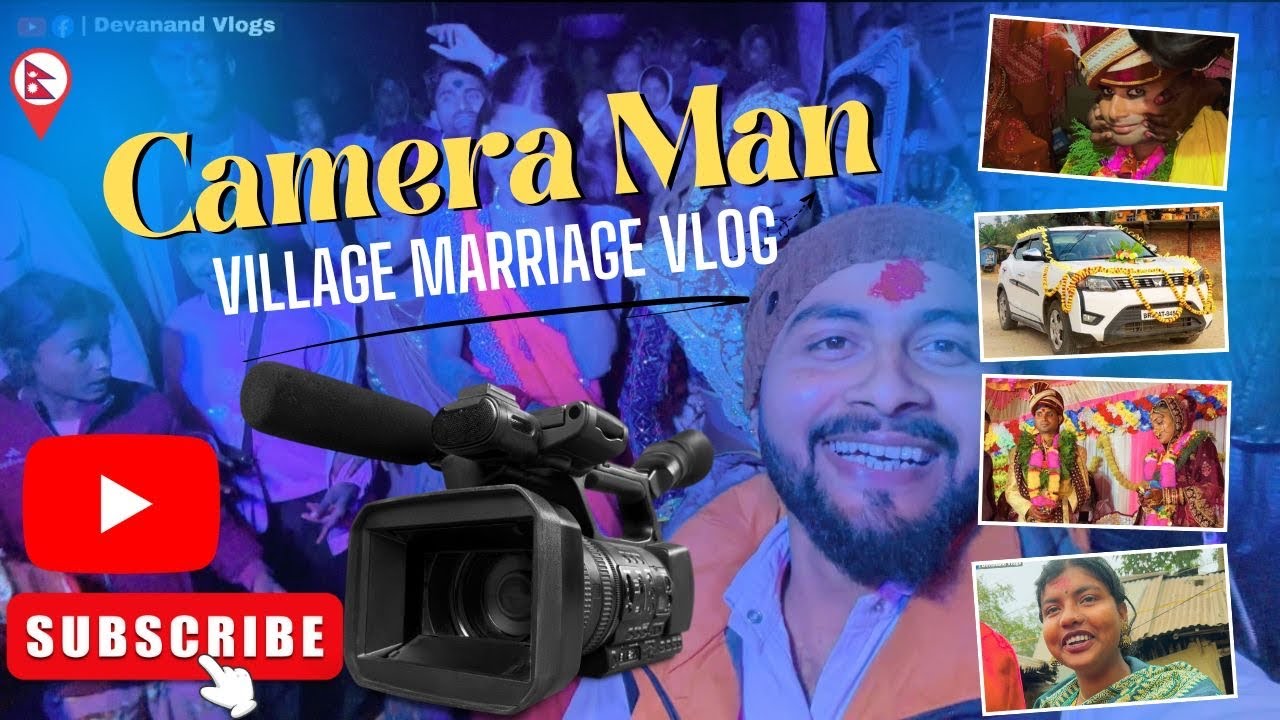 Camera Man at Village Wedding 🎥 | Camera Man Life 