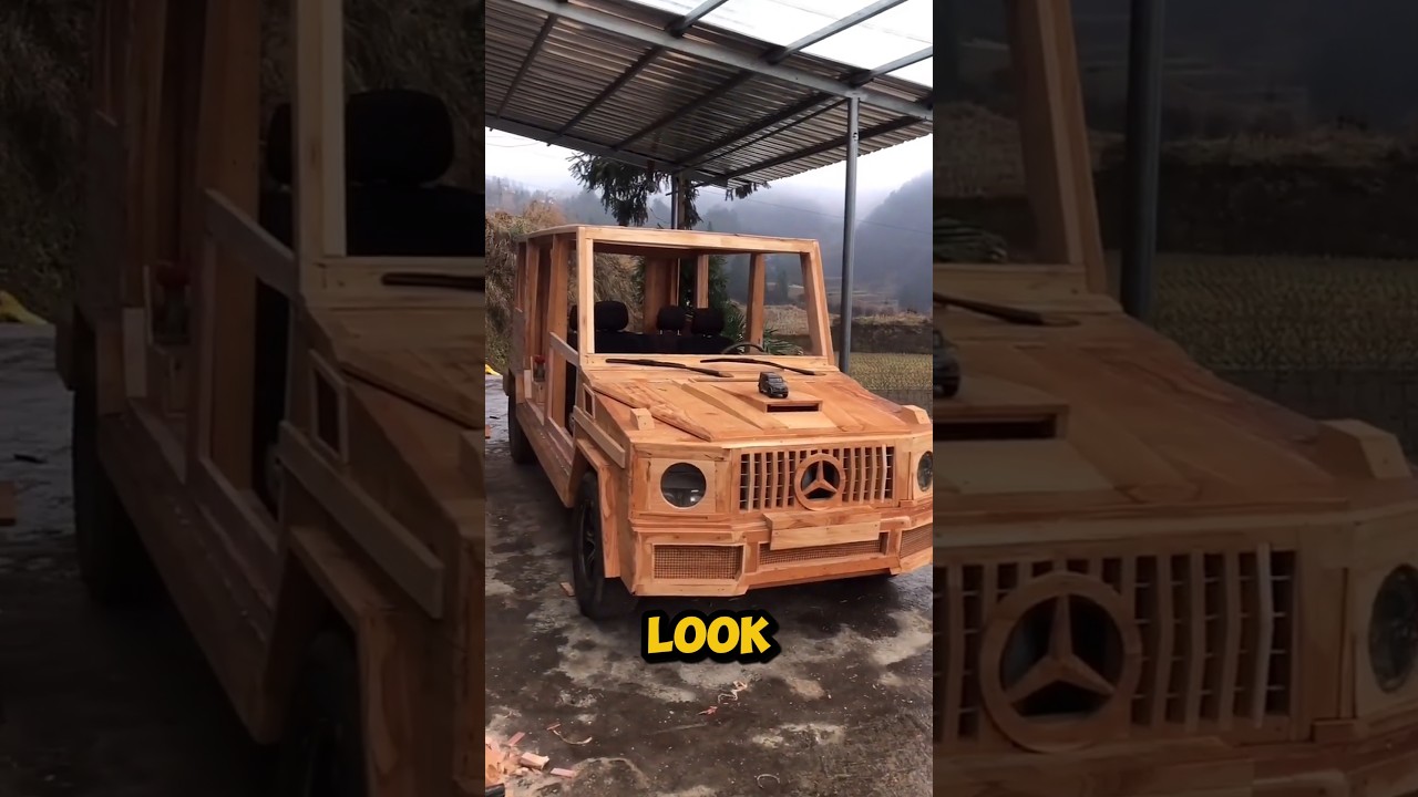 I built a Wooden Jeep from Scratch! 👷‍♂️🪓