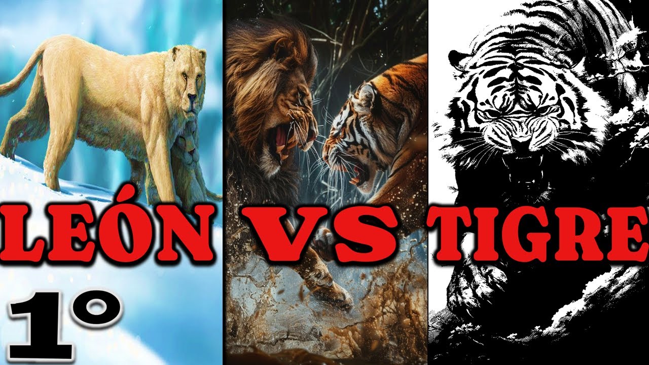 LEÓN VS TIGRE Y Sus Gigantes Extintos ¿Quién Ganaría?
