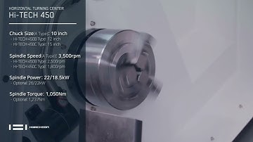 Hi-TECH 450 | CNC Lathe | Horizontal Turning Center | Hwacheon Asia