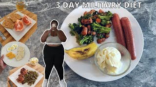 OMG lose 10lbs in 3 days?! *challenging* Testing the 3day Military Diet for Weight loss!