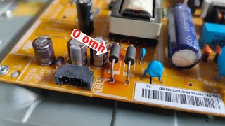 diode easy fix,led samsung 32inch not red light,led tv problem power supply|repair tv