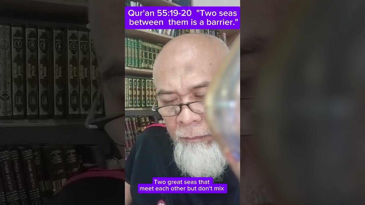 Two seas that are not mixing