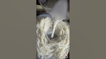 MORNING BREAKFAST COCONUT MILK WITH IDIYAPPAM EATING #viral #shortsvideo
