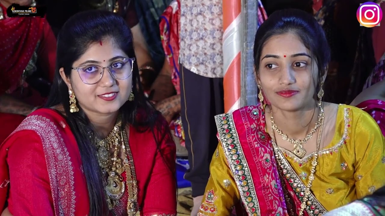 Ramesh & Lilu Wedding dandiya // PART 1 // Karavadara wedding  Family // SHREE KHODIYAR FILMS 