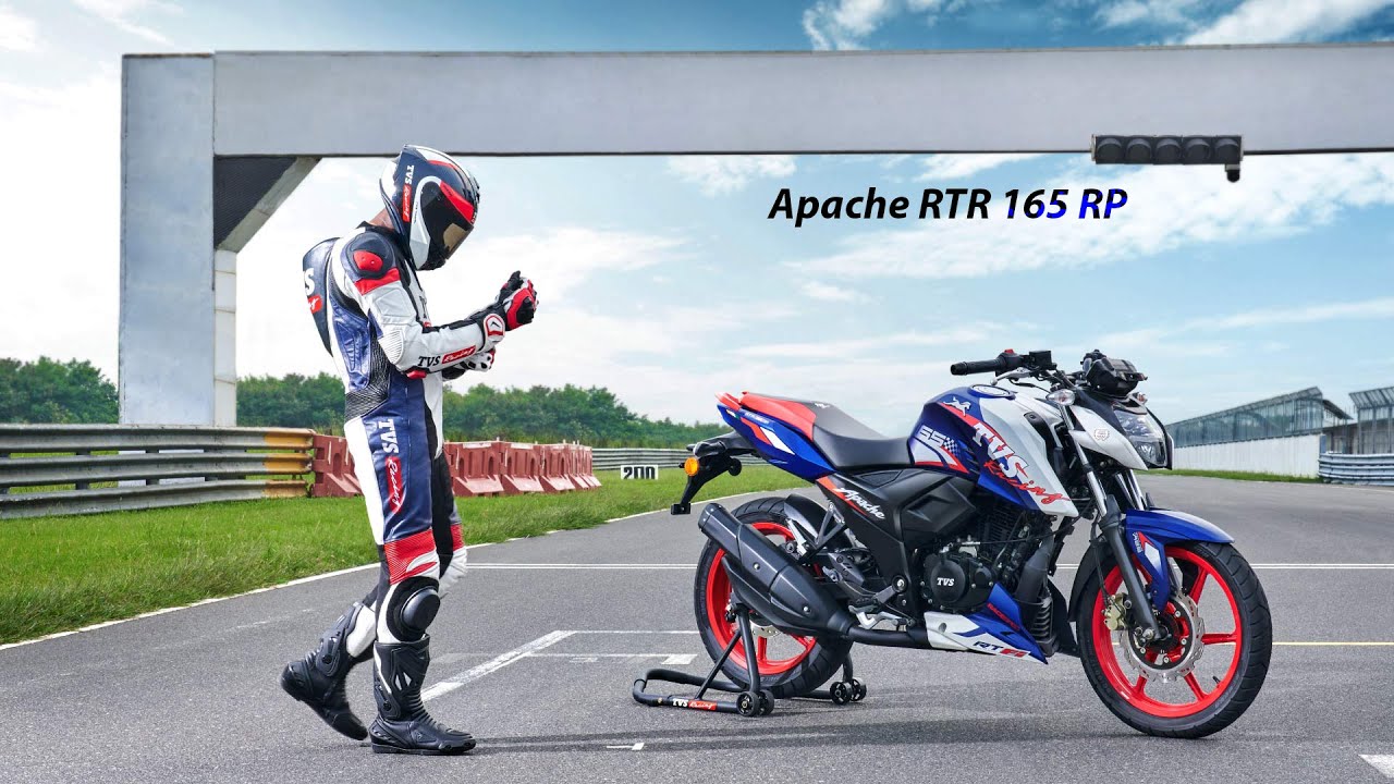 TVS Apache RTR 165 RP 😍 New launch 