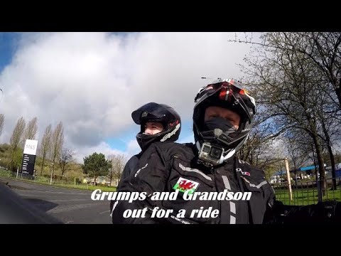 Grumps and Grandson, out for a ride - YouTube