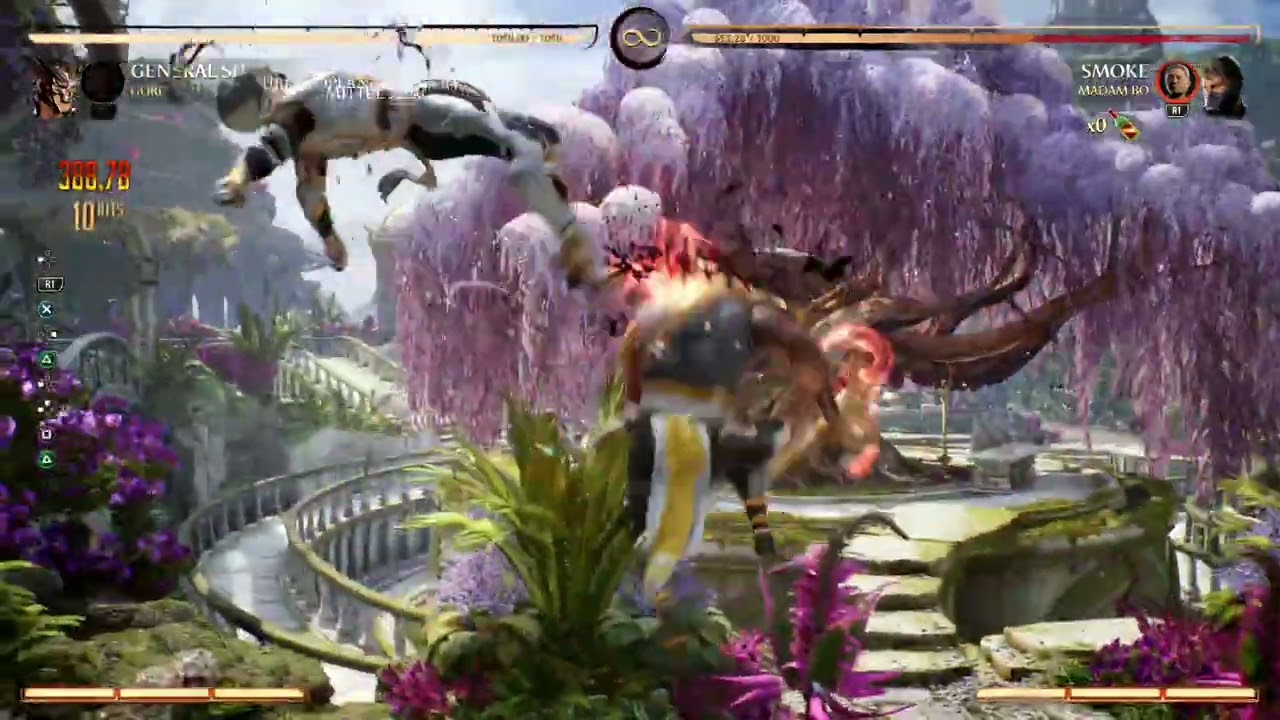 Easy high Damage Combo MK1 Shao Kahn