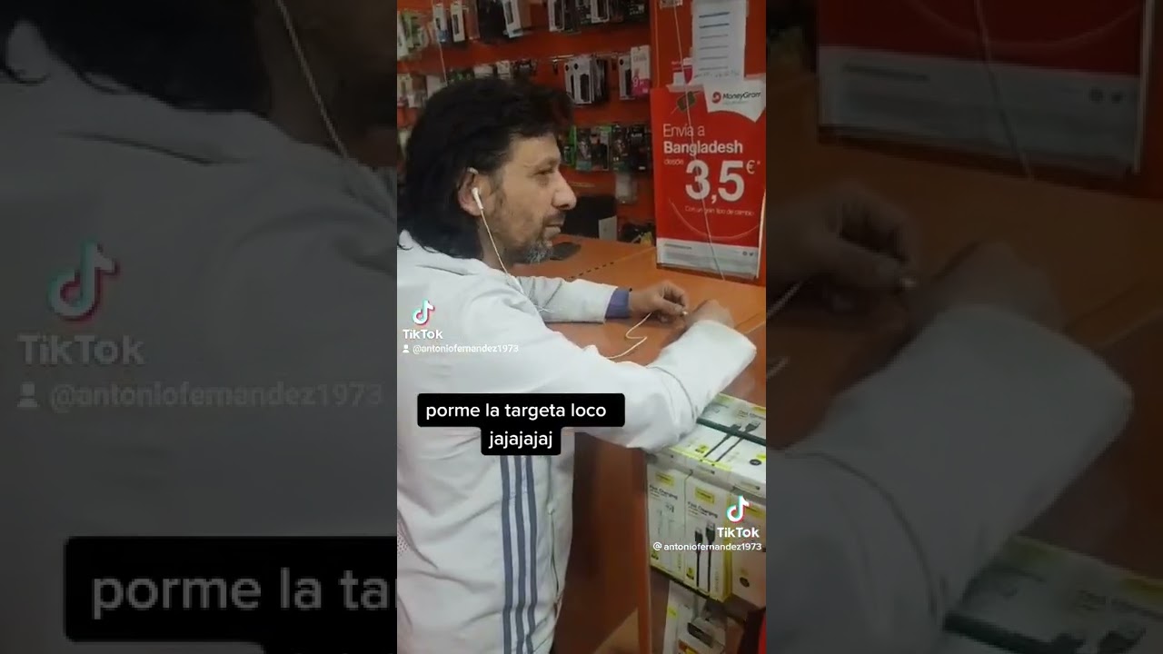 El faliyoo comprando una targeta pa la tablet😂 Faliyo de Sanroque