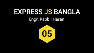 Express JS Tutorial Bangla | Part 05 Understanding Response