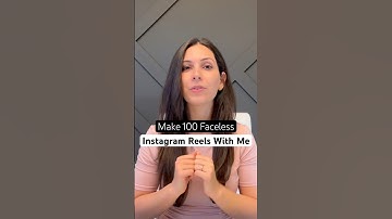 Make 100 Faceless Instagram Reels With Me Using Canva and ChatGPT #shorts #contentcreators