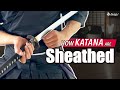 How many times have I cut my fingers while training? Learn how to sheathe a katana!