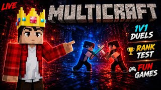 LIVE DUELS OF SUBSCRIBERS | MULTICRAFT LIVE #3 screenshot 1