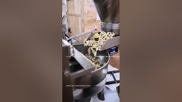 Automatic peanut granule bag vertical form fill seal packing machine testing video