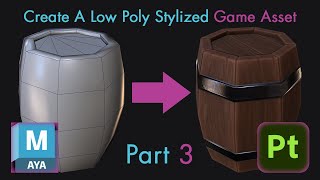 Creating A Low Poly Stylized Game Asset Part 3: Working With Baked Maps In Substance Painter