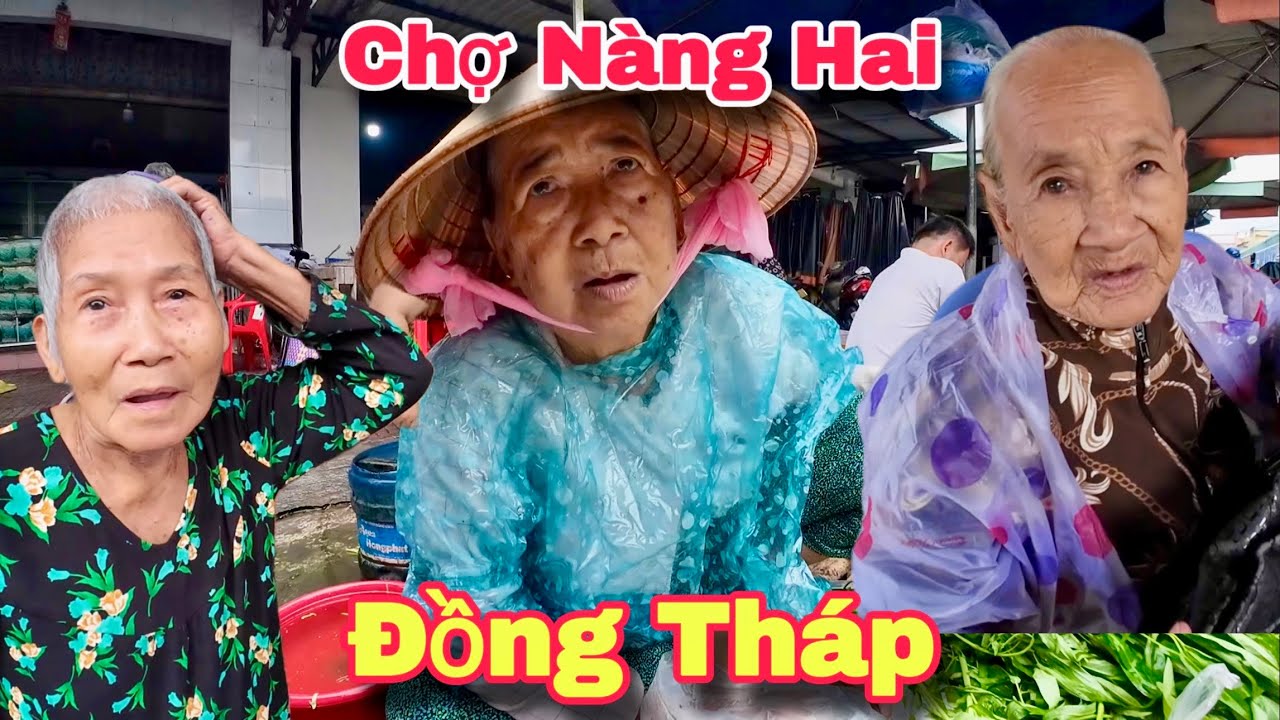 Chợ Nàng Hai Sa Đéc Đồng Tháp Người Lớn Tuổi Khó Khăn Nhận Quà Hảo Tâm Từ Mỹ | Khương Nhựt Minh
