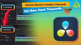 Davinci Resolve Timeline Timecode | Set New Start Timecode