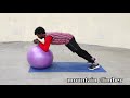 Swiss ball full body stability workout in tamil jagan coach