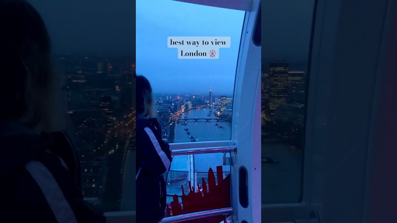 Inside the London Eye 🎡 From Inside of Pod