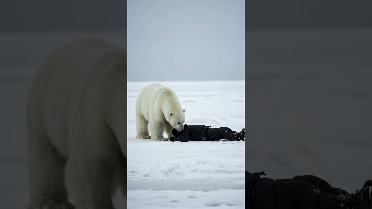 Man Plays Dead To Escape Polar Bear And You Won T Believe What Happens Next 