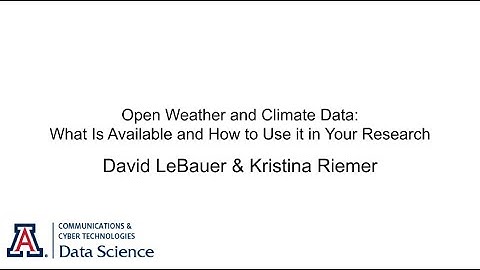 Using Climate and Weather Data in R [June 2021]