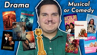 FINAL 2024 Golden Globe Nomination Predictions