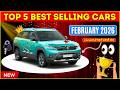Top 5 Best Selling Cars in India February 2026🔥