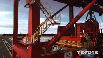 Grab ship unloader（3D）