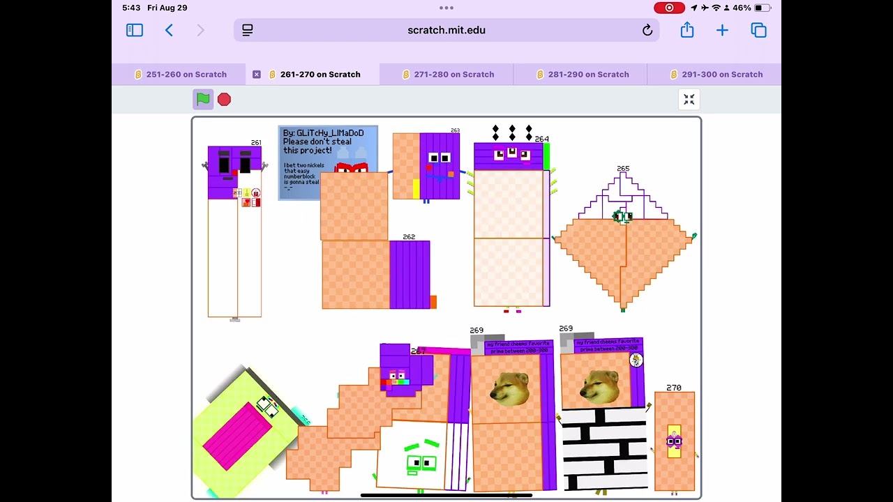 Numberblock band retro 251 300