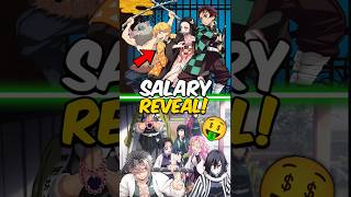 Demon slayer salary? #shorts #demonslayer #kimetsunoyaiba #tanjiro #giyu #shinobu #mitsuri #muzan