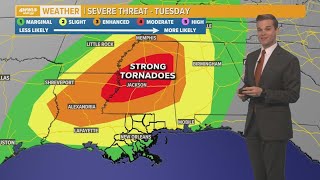 Busy weather day, multiple rounds of storms on the way