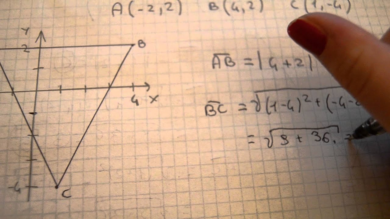 07_VERIFICARE CHE UN TRIANGOLO E' ISOSCELE, EQUILATERO, RETTANGOLO YouTube 07_VERIFICARE CHE UN TRIANGOLO E' ISOSCELE, EQUILATERO, RETTANGOLO YouTube