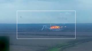 RUSSIAN Su-25 SHOT DOWN IN MARYINKA, PILOT EJECTS
