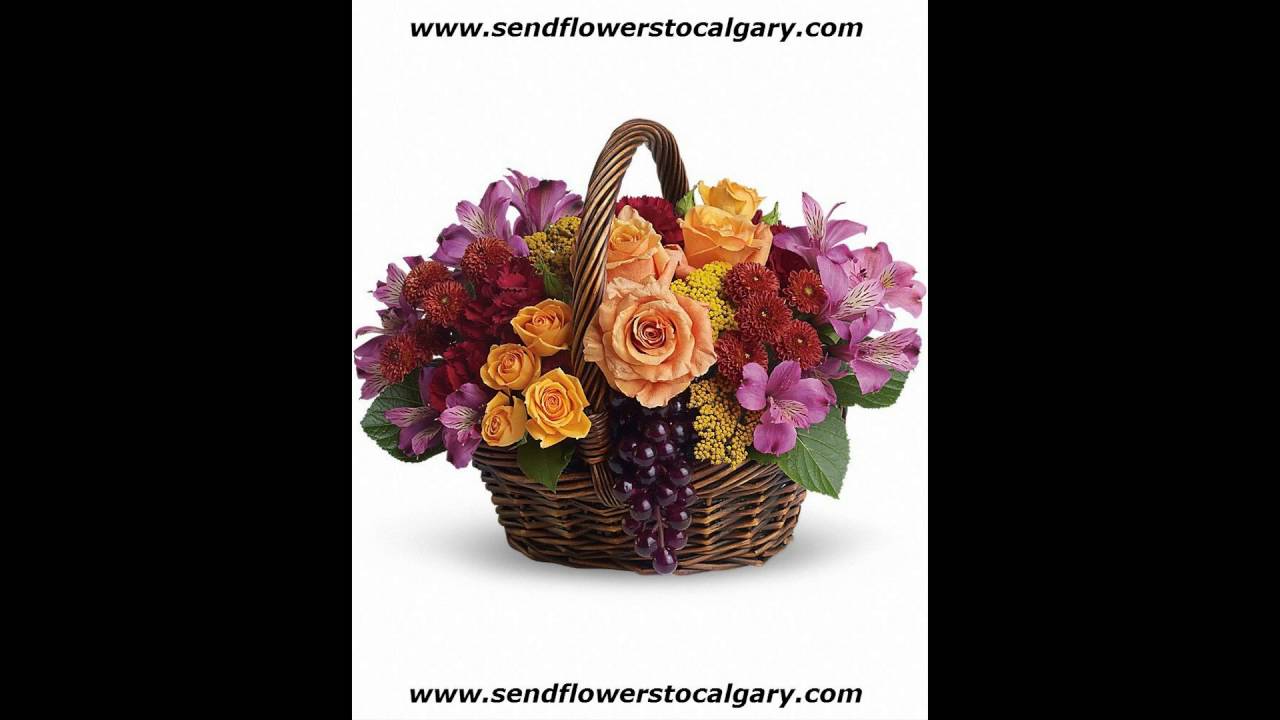 Send flowers from UK to Calgary Alberta Canada