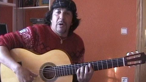 Flamenco guitarist Ramon Jimenez plays a Hans Pukk...