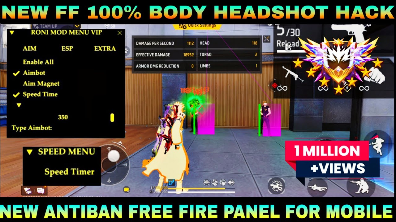 Free Fire Panel Mobile 🔥 FF Antiban Panel OB52 | Free Fire Hack New 😈 FF Injector 2026 | FF Panel