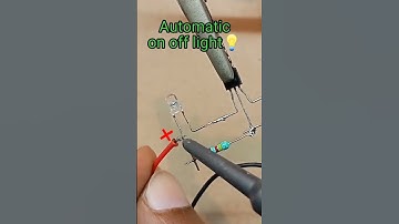 LDR Automatic Lights on off simple project #shorts